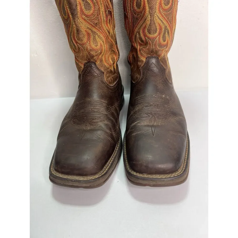 Durango Men’s Rebel Western DK Chestnut Boots DDB0317 Size 10M